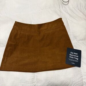 Lulus corduroy skirt NWT
